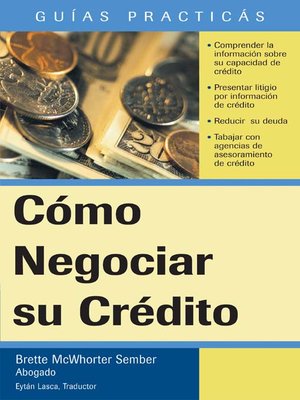 cover image of Cómo Negociar su Credito